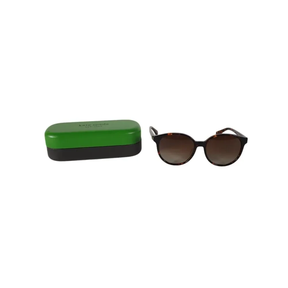 Kate Spade Women's Round ELIZA Polarized Sunglasses - Tortoise / Brown - NWT